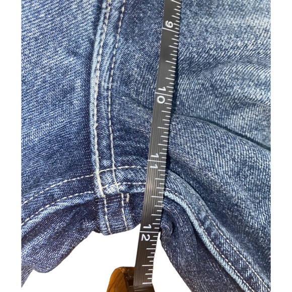 Levi's 511 Blue Jeans Woman 27x27 Button Donut Cotton Straight Denim WPL423 - Picture 5 of 7